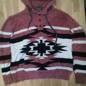 American Eagle Outfitters Southwestern Baja Hoodie